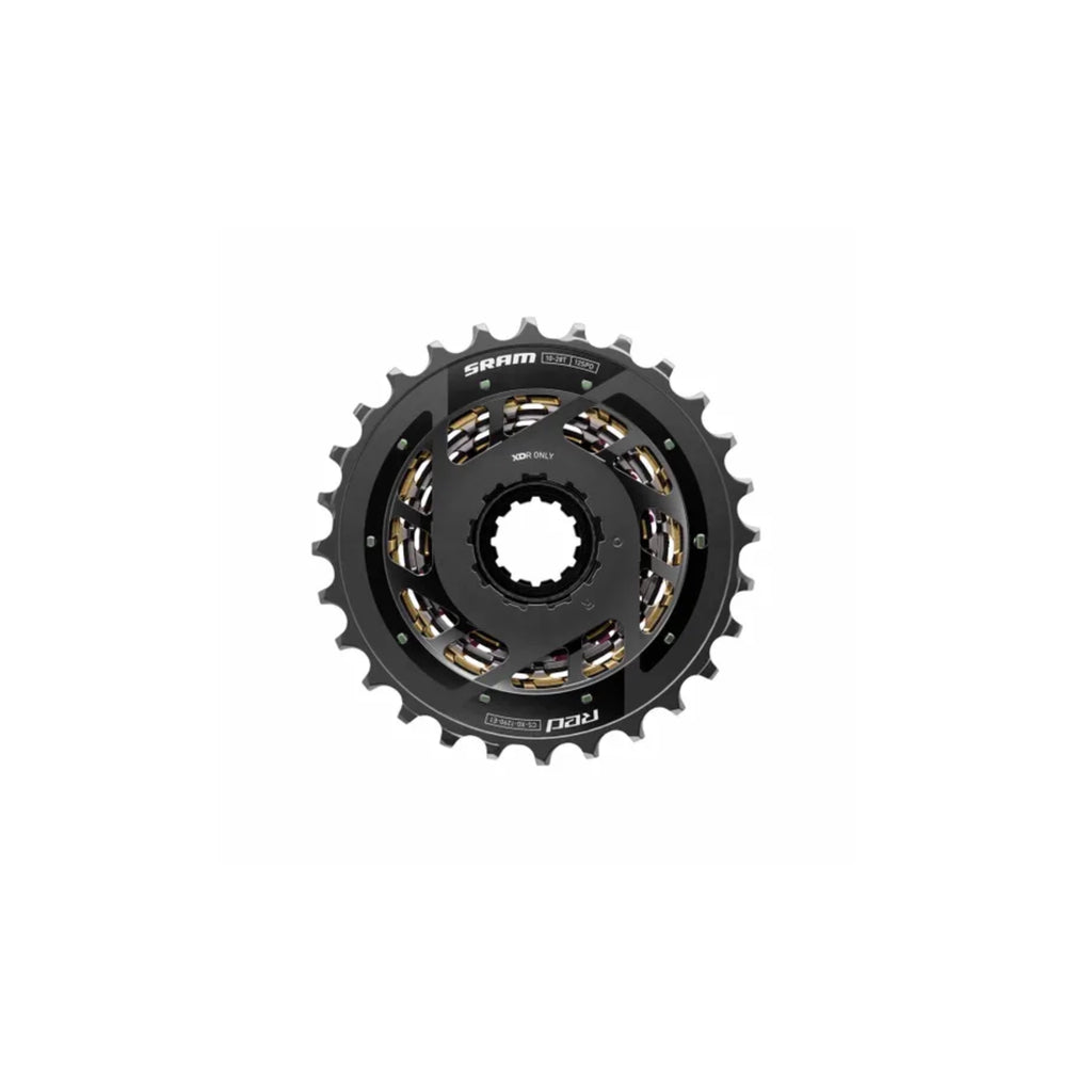 SRAM RED XG‑1290 E1 Rainbow Cassette – 12 Speed
