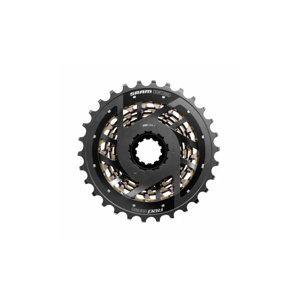 SRAM RED XG‑1290 E1 Rainbow Cassette – 12 Speed