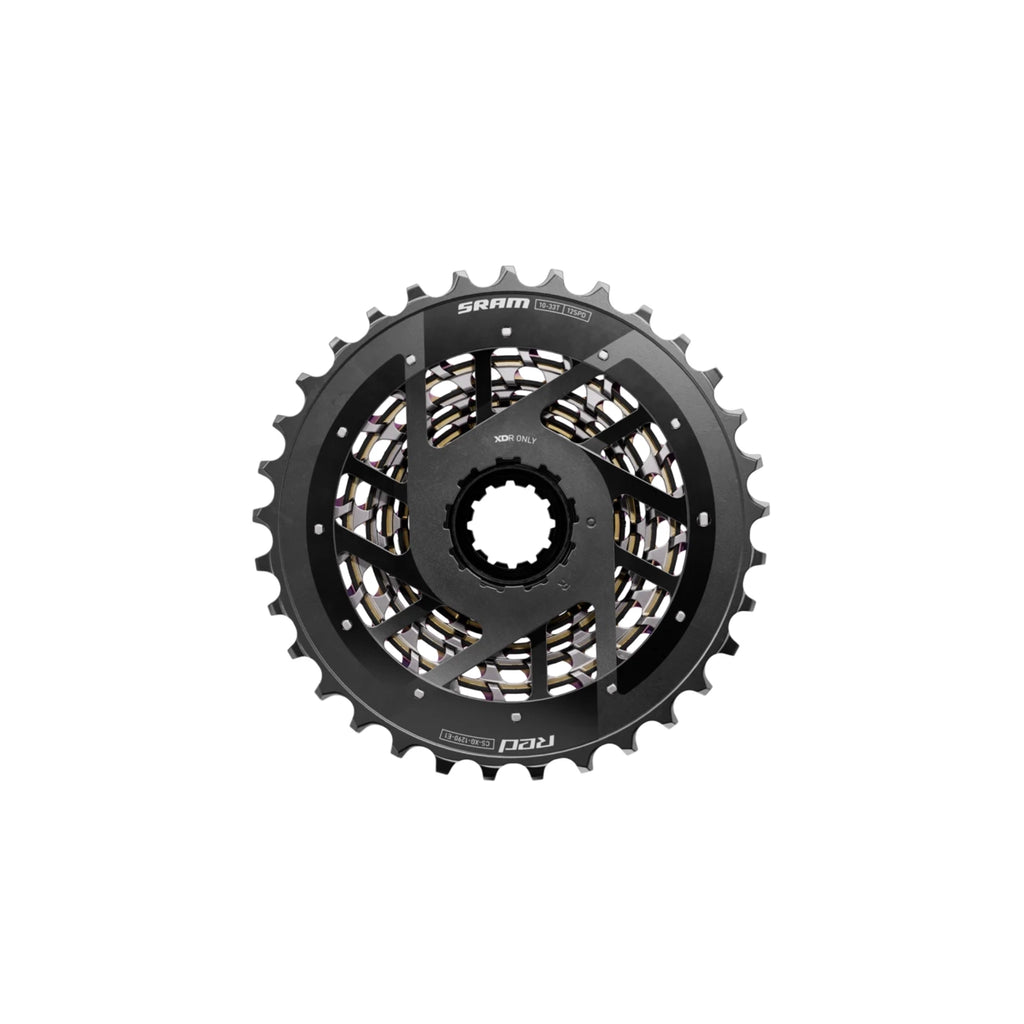 SRAM RED XG‑1290 E1 Rainbow Cassette – 12 Speed
