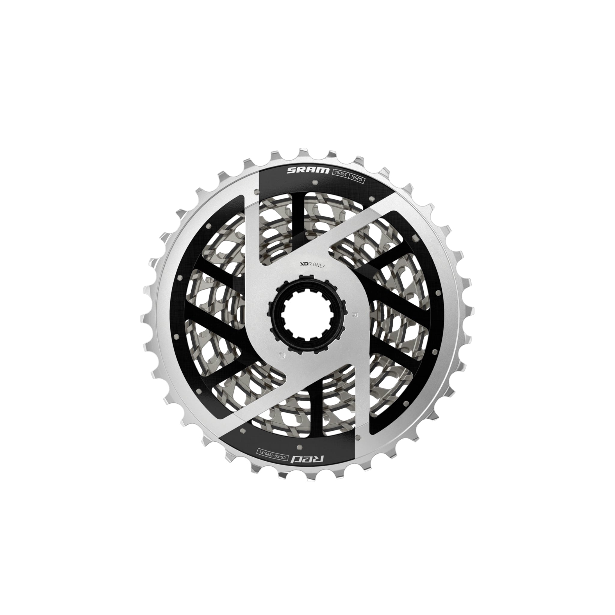 SRAM RED XG-1290 E1 Silver 12-Speed Cassette