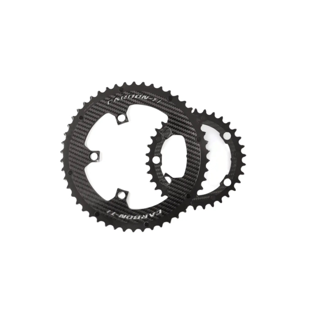Carbon-Ti X-CarboRing EVO 110BCD 5-Arm Chainring Set (select gear ratio)