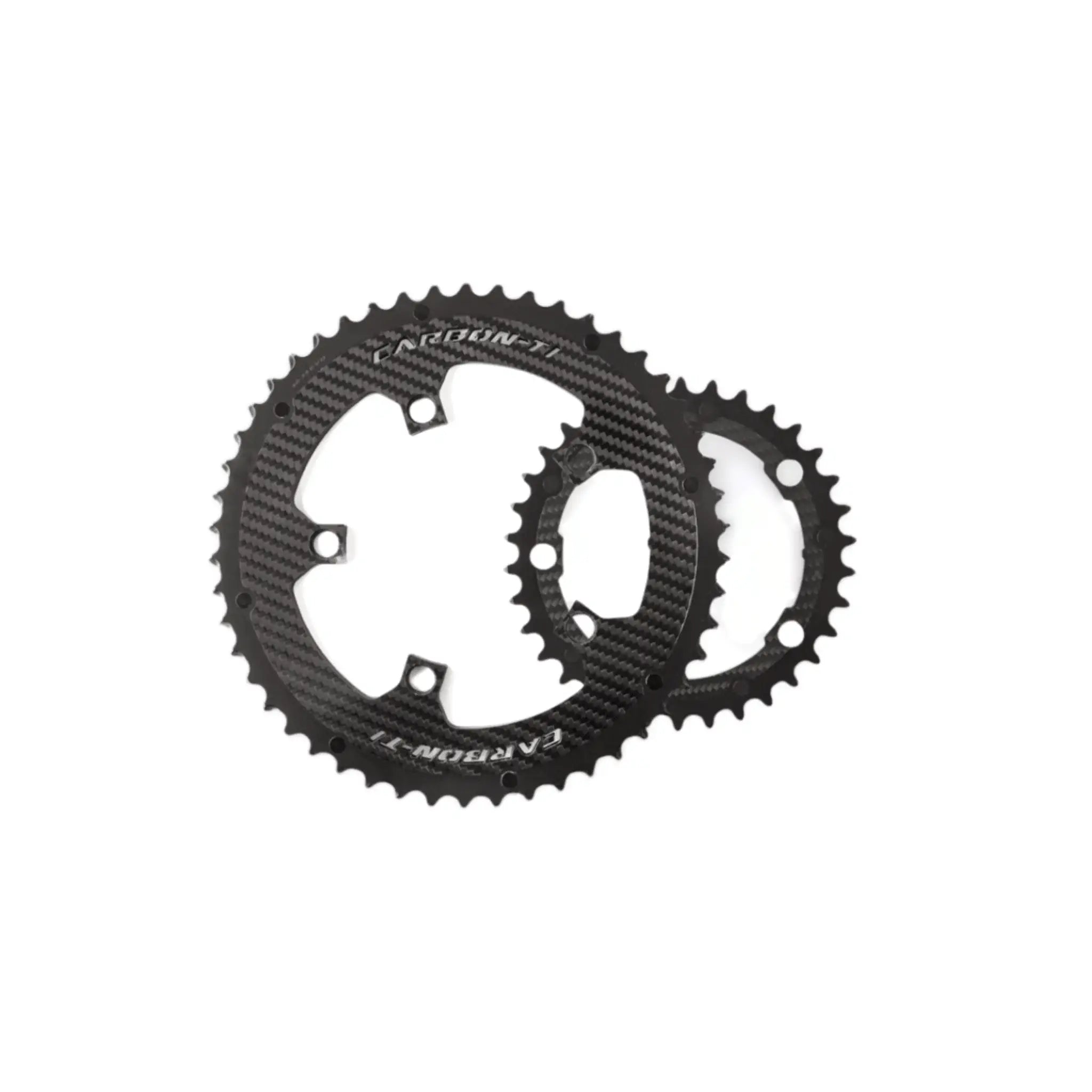 Carbon-Ti X-CarboRing EVO 110BCD 5-Arm Chainring Set (select gear ratio)
