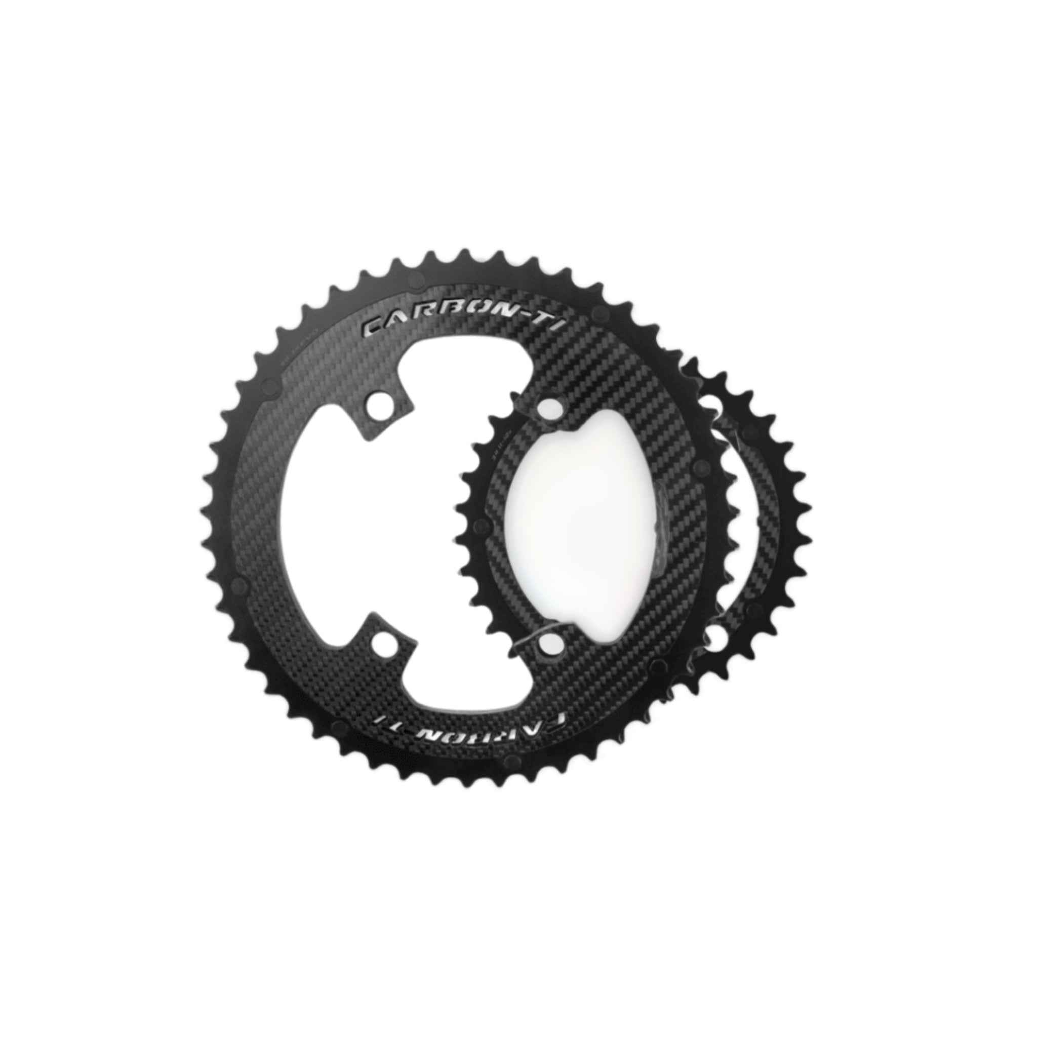 Carbon-Ti X-CarboRing EVO DA9200 110BCD 4-Arm Chainring Set (select gear ratio)
