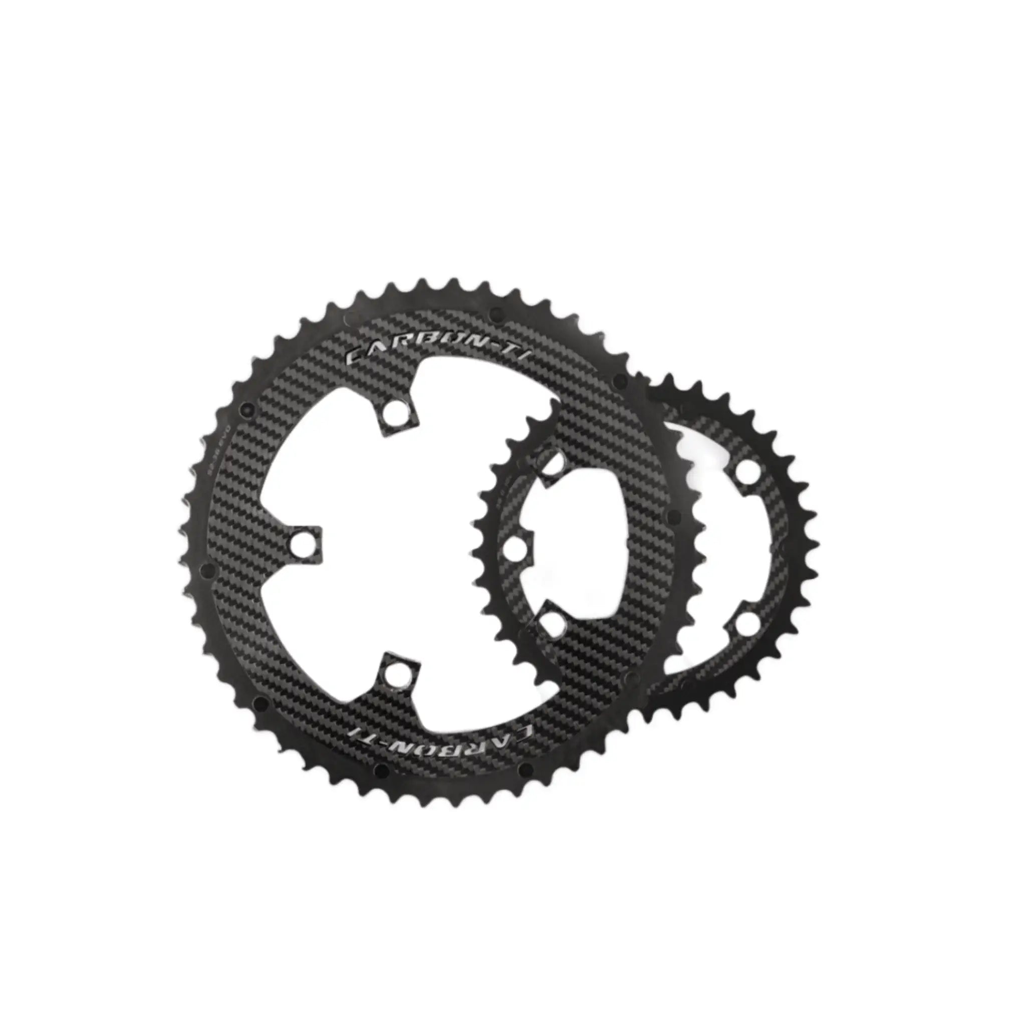 Carbon-Ti X-CarboRing EVO 110BCD 5-Arm Chainring Set (select gear ratio)