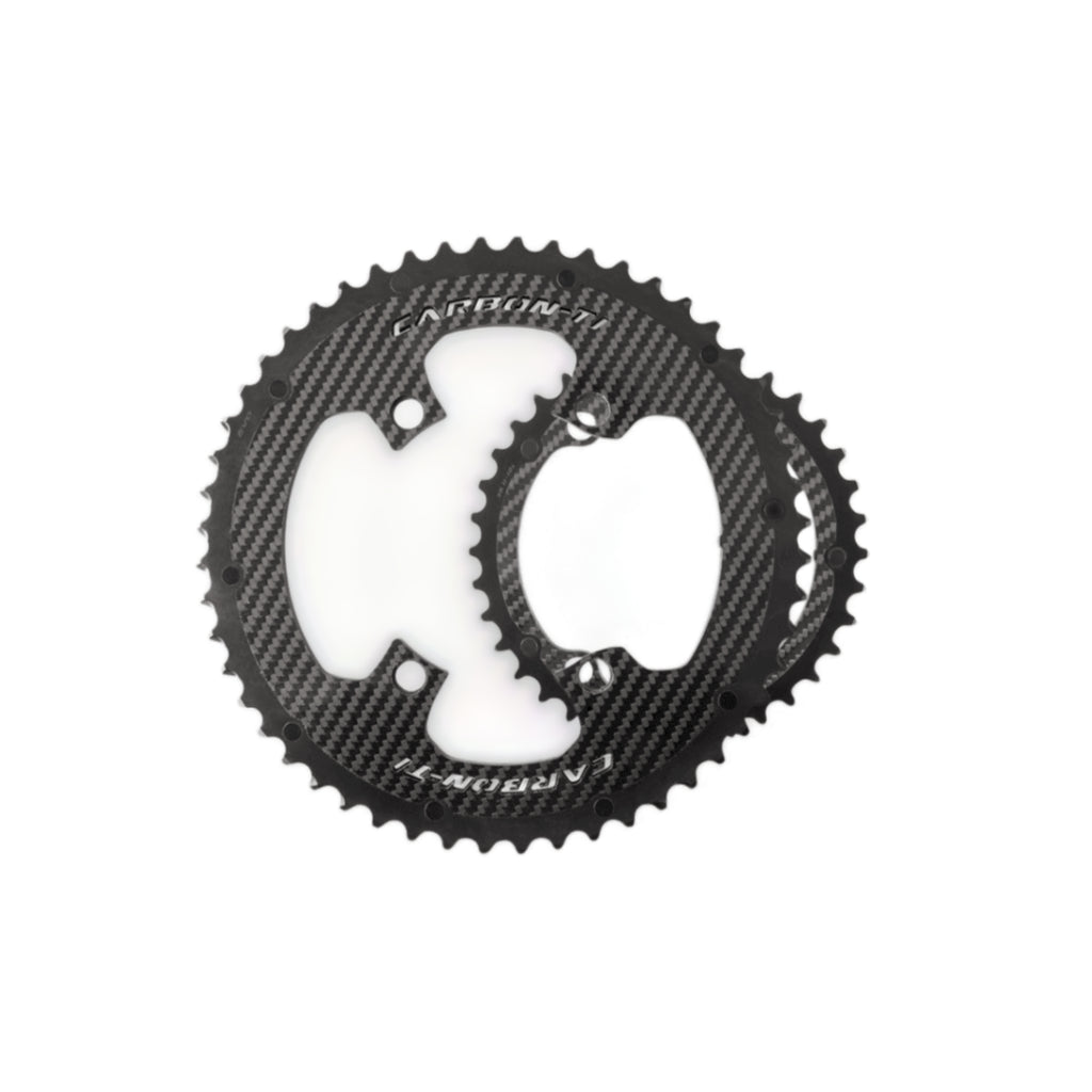 Carbon-Ti X-CarboRing EVO 4-Arm Chainring Set (select gear ratio)