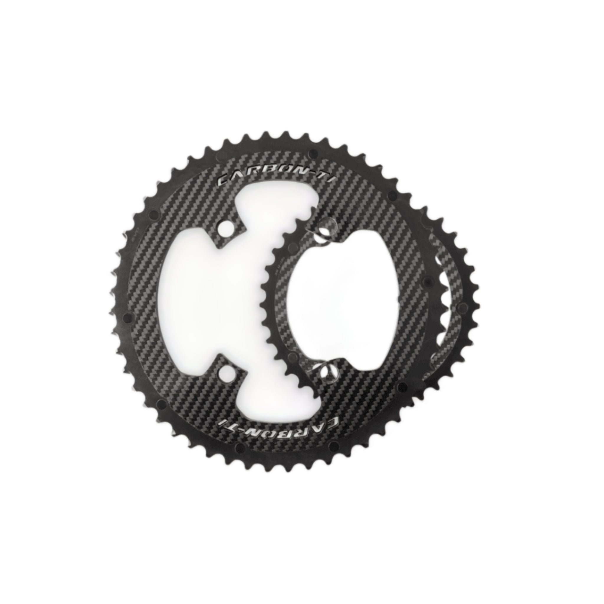 Carbon-Ti X-CarboRing EVO 4-Arm Chainring Set (select gear ratio)
