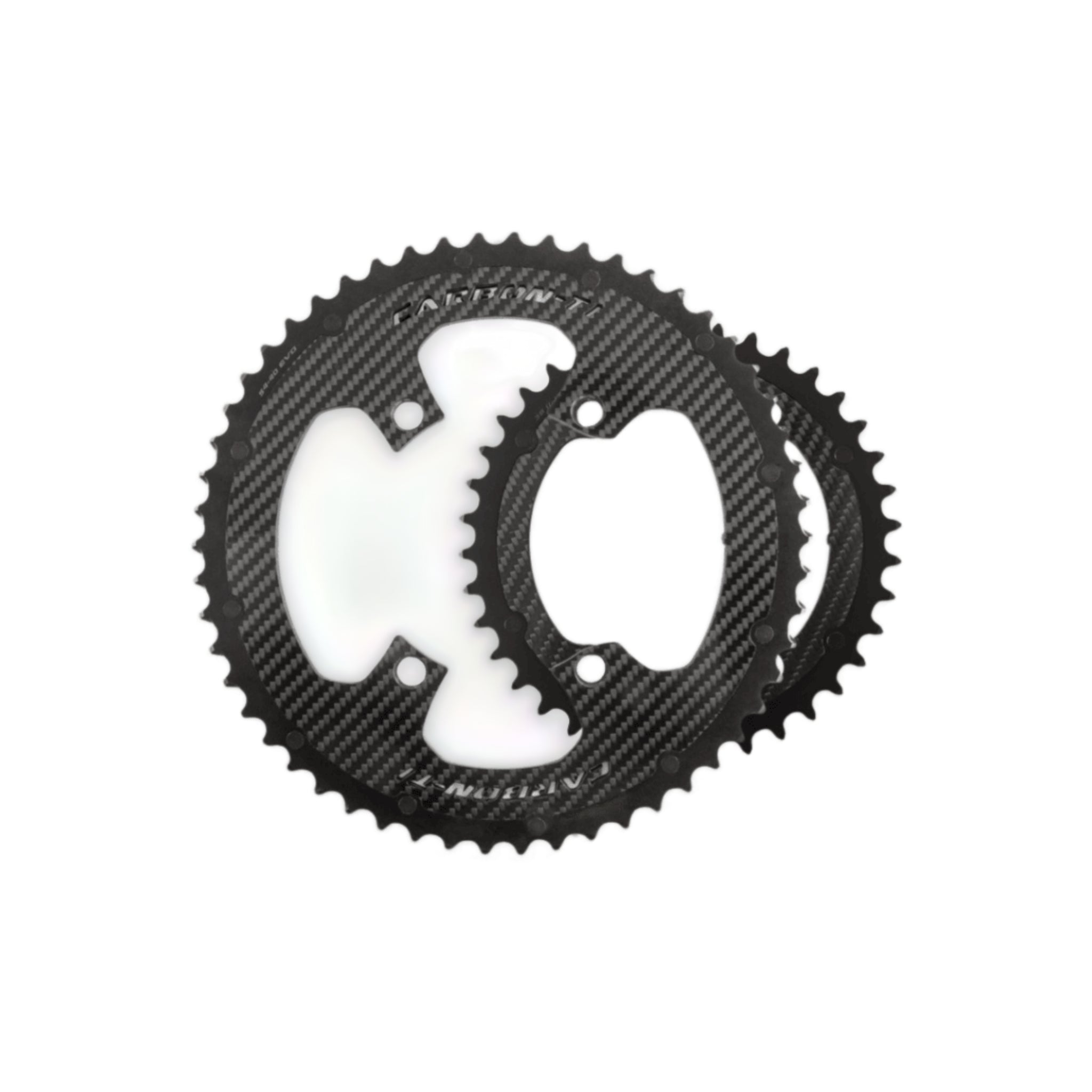 Carbon-Ti X-CarboRing EVO 4-Arm Chainring Set (select gear ratio)