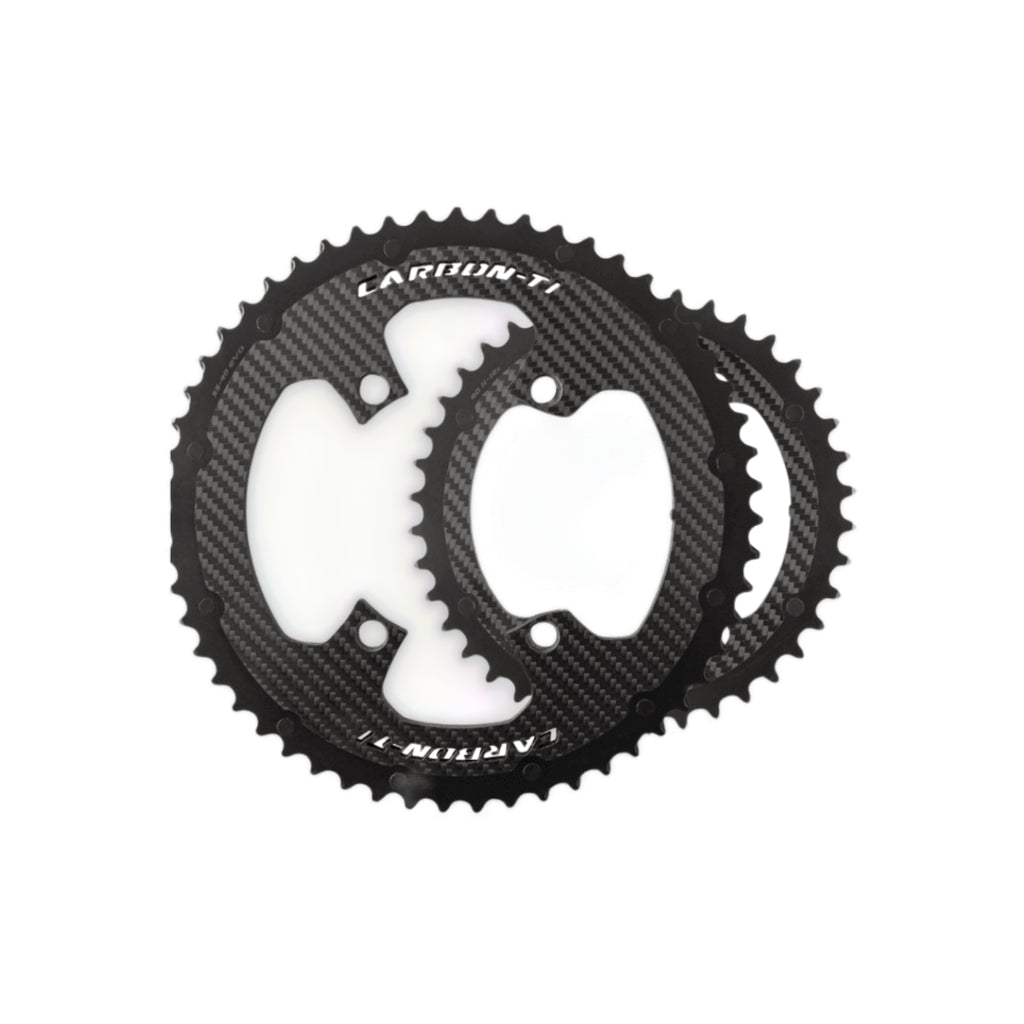 Carbon-Ti X-CarboRing EVO 4-Arm Chainring Set (select gear ratio)