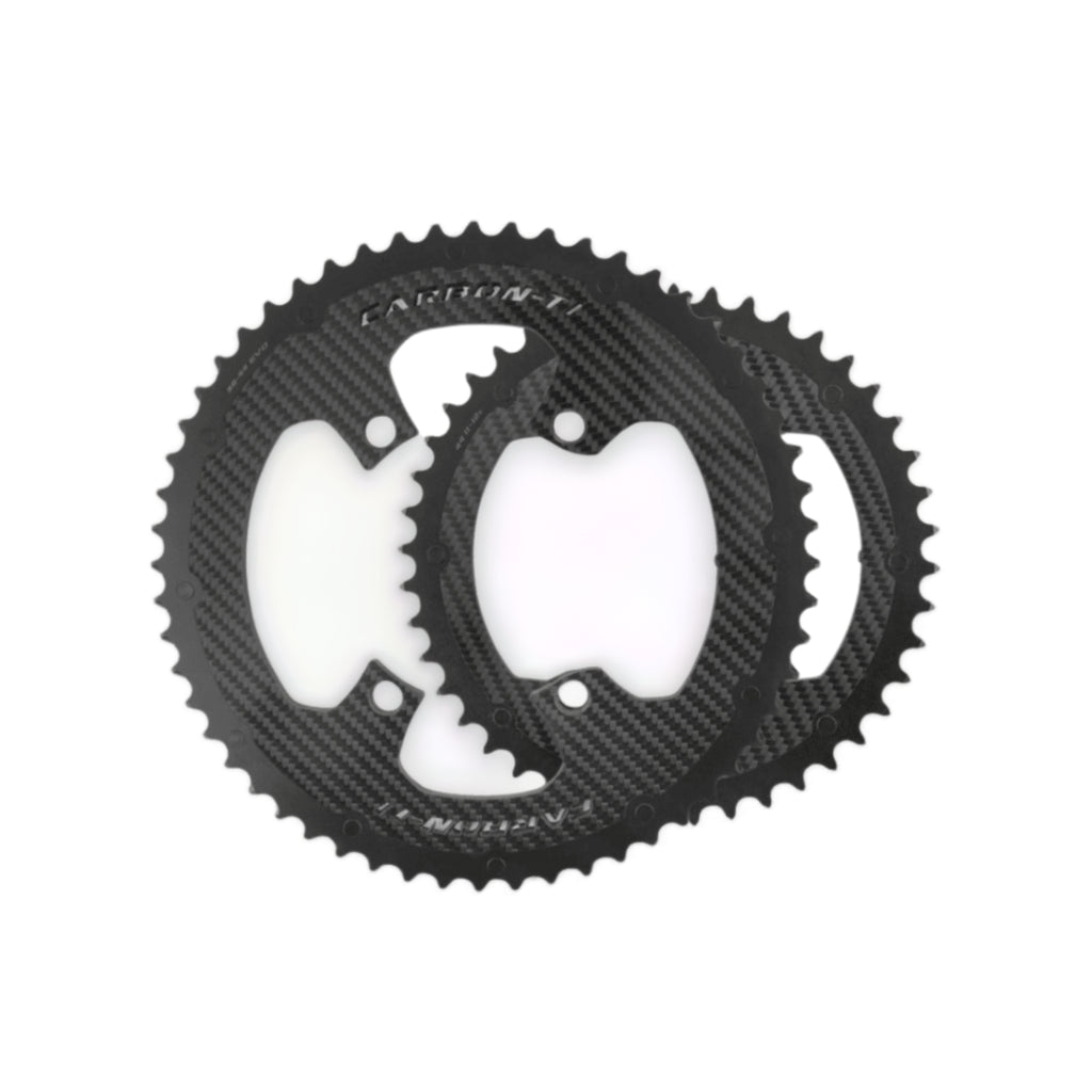 Carbon-Ti X-CarboRing EVO 4-Arm Chainring Set (select gear ratio)