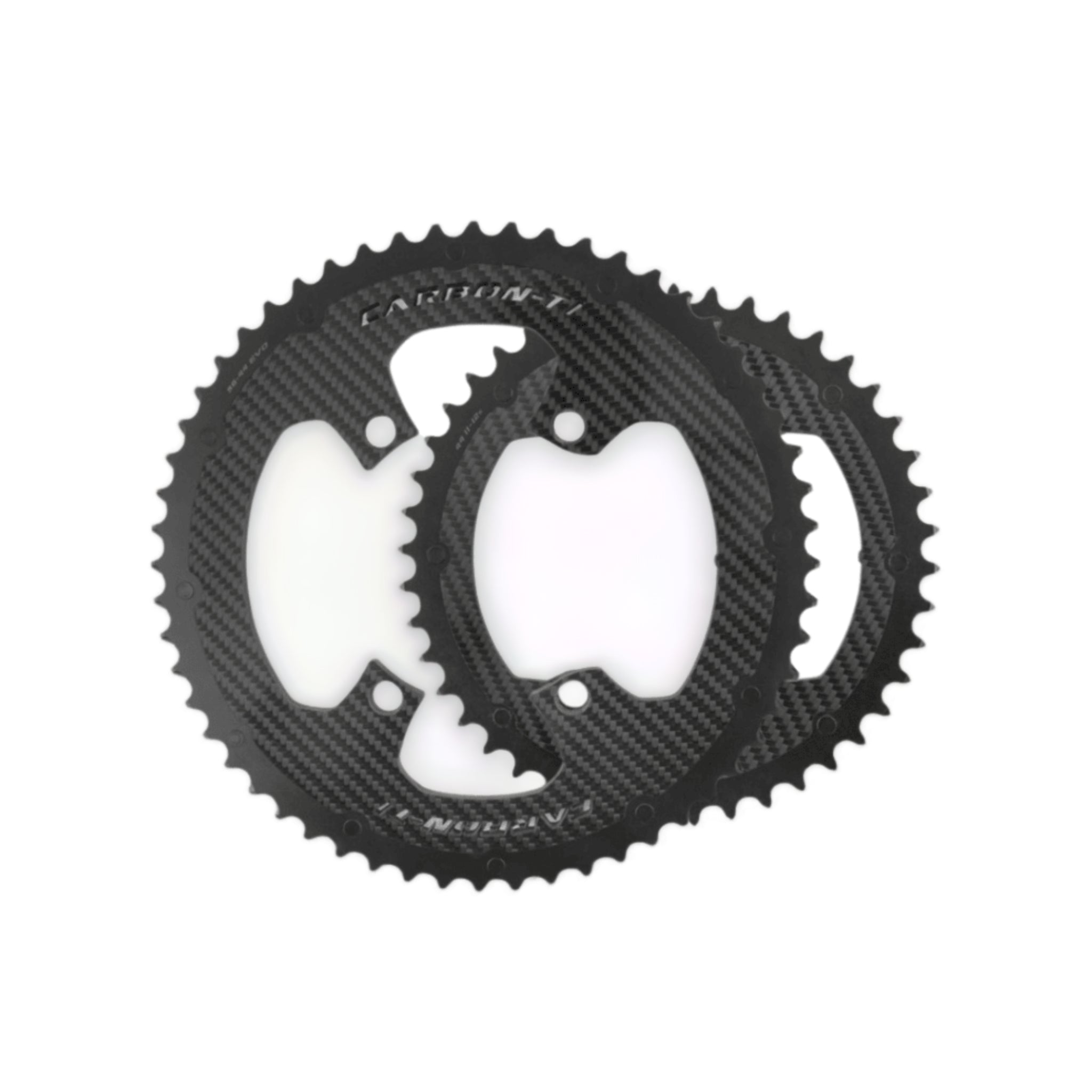 Carbon-Ti X-CarboRing EVO 4-Arm Chainring Set (select gear ratio)