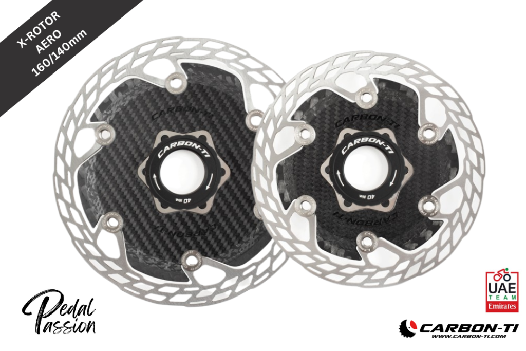 Carbon-Ti X-Rotor Aero Centre Lock 140/160mm - Pedal Passion