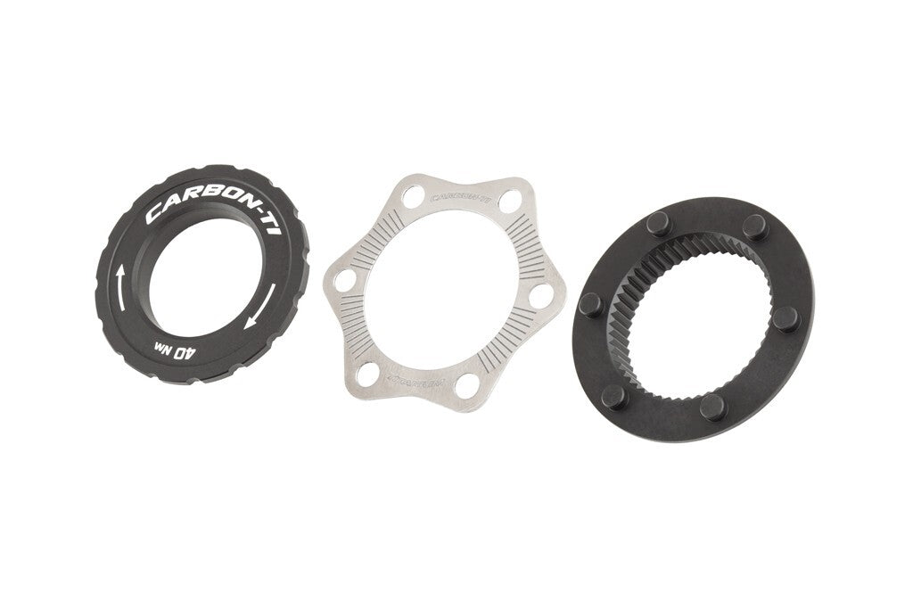 Carbon‑Ti X‑Rotor Center Lock Adapter Kit - Pedal Passion