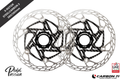 Carbon‑Ti X‑Rotor SteelCarbon 3 Centre Lock Disc Rotor Set – 160/160mm - Pedal Passion