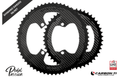 Carbon‑Ti X‑CarboRing EVO 58/46 x 110 DA9200 (4‑Arm) Chainring Set - Pedal Passion