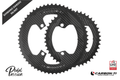 Carbon‑Ti X‑CarboRing EVO 56/44 x 110 DA9200 (4‑Arm) Chainring Set - Pedal Passion