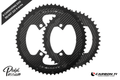 Carbon‑Ti X‑CarboRing EVO 56/44 x 110 (4‑Arm) Chainring Set - Pedal Passion