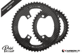 Carbon‑Ti X‑CarboRing EVO 54/40 x 110 DA9200 (4‑Arm) Chainring Set - Pedal Passion