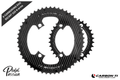Carbon‑Ti X‑CarboRing EVO 50/34 x 110 (4‑Arm) Chainring Set - Pedal Passion