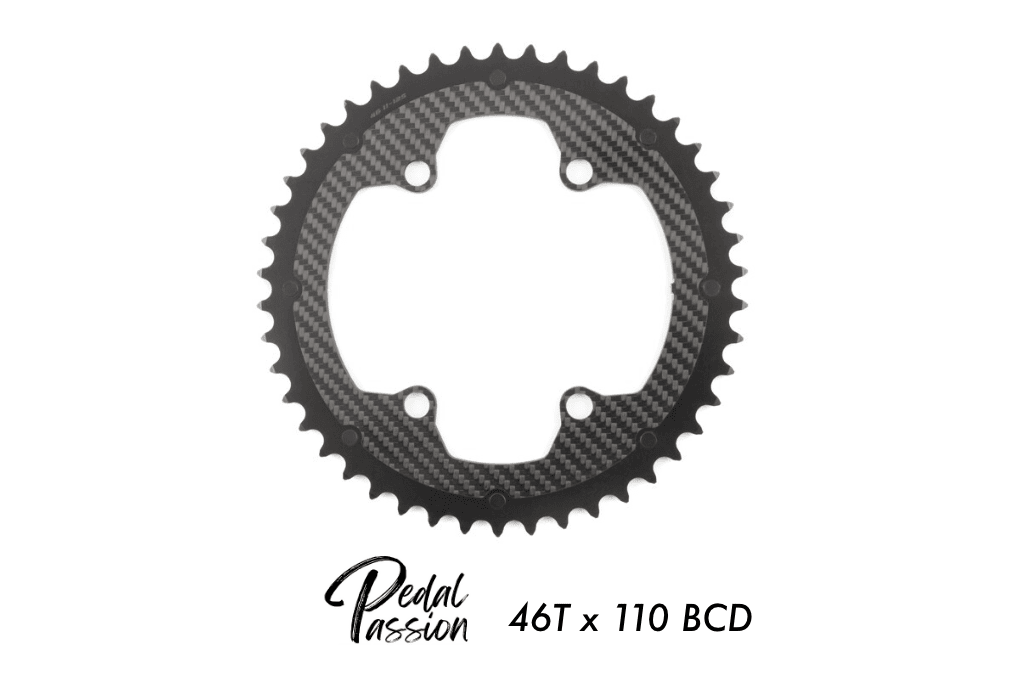 Carbon-Ti X-CarboRing 46 x 110 (4 arms) Chainring - Pedal Passion