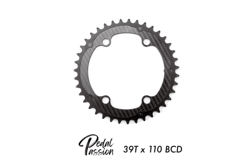 Carbon-Ti X-CarboRing 39 x 110 (4 arms) Chainring - Pedal Passion