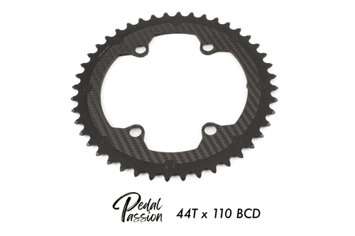 Carbon-Ti X-CarboRing 44 x 110 (4 arms) Chainring - Pedal Passion