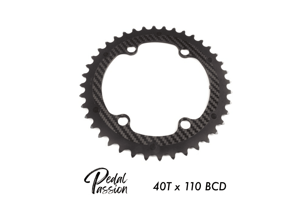 Carbon-Ti X-CarboRing 40 x 110 (4 arms) Chainring - Pedal Passion
