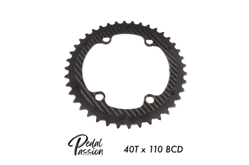 Carbon-Ti X-CarboRing 40 x 110 (4 arms) Chainring - Pedal Passion
