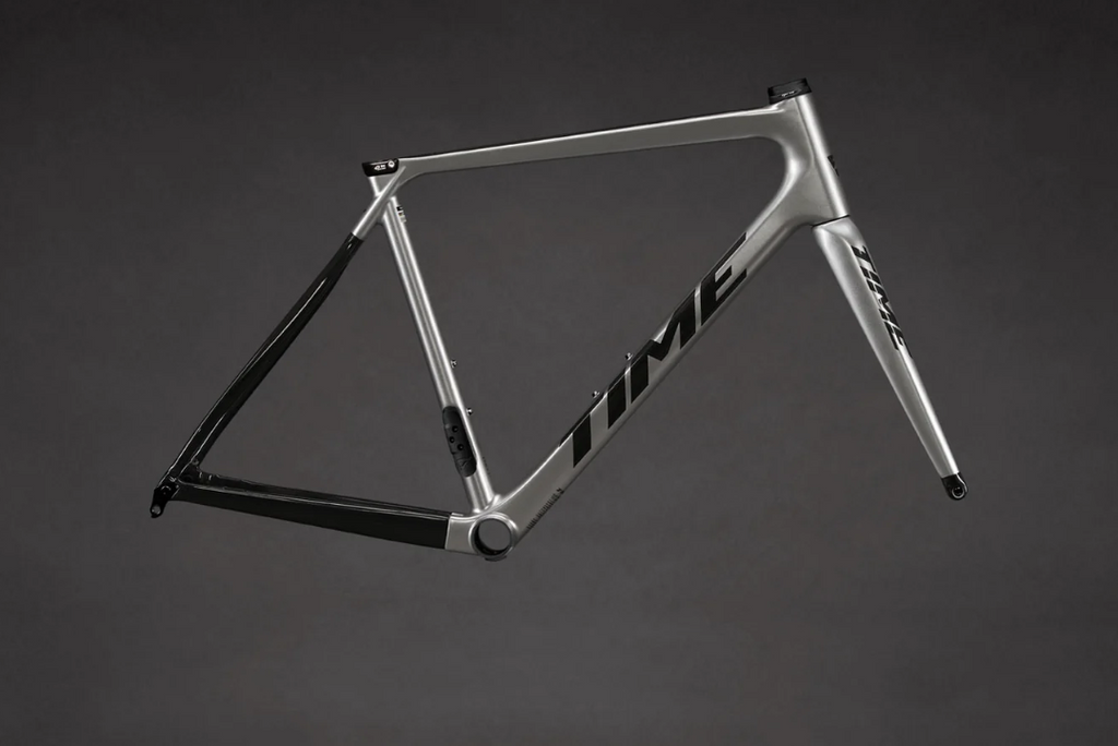 TIME Alpe d’Huez Brilliant Silver (V47) Road Frameset