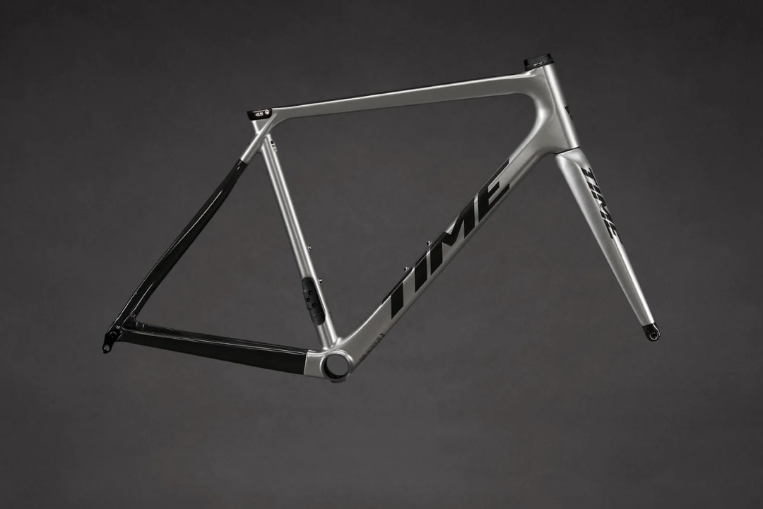TIME Alpe d’Huez Brilliant Silver (V47) Road Frameset
