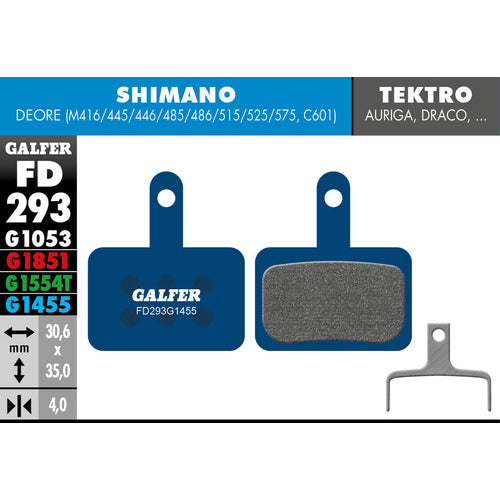 FD293 Disc Brake Pads for Shimano, Tektro & TRP - Pedal Passion