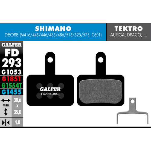 FD293 Disc Brake Pads for Shimano, Tektro & TRP - Pedal Passion