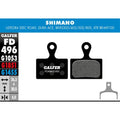 FD496 Disc Brake Pads for Shimano Road & MTB 12‑Speed Systems - Pedal Passion