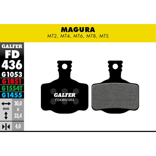 FD436 Disc Brake Pads for Magura MT Series & Campagnolo H11 - Pedal Passion