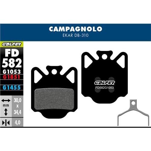 FD582 Disc Brake Pads for Campagnolo 12 & 13 Speed Groupsets - Pedal Passion