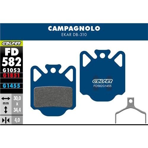 FD582 Disc Brake Pads for Campagnolo 12 & 13 Speed Groupsets - Pedal Passion