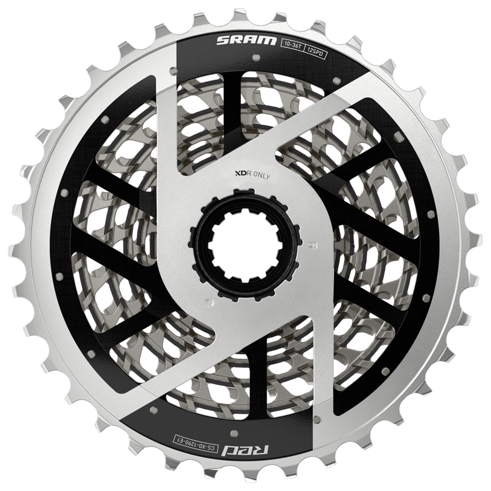 SRAM RED XG‑1290 E1 Cassette (10-28T, 10-30T, 10-33T, 10-36T options)