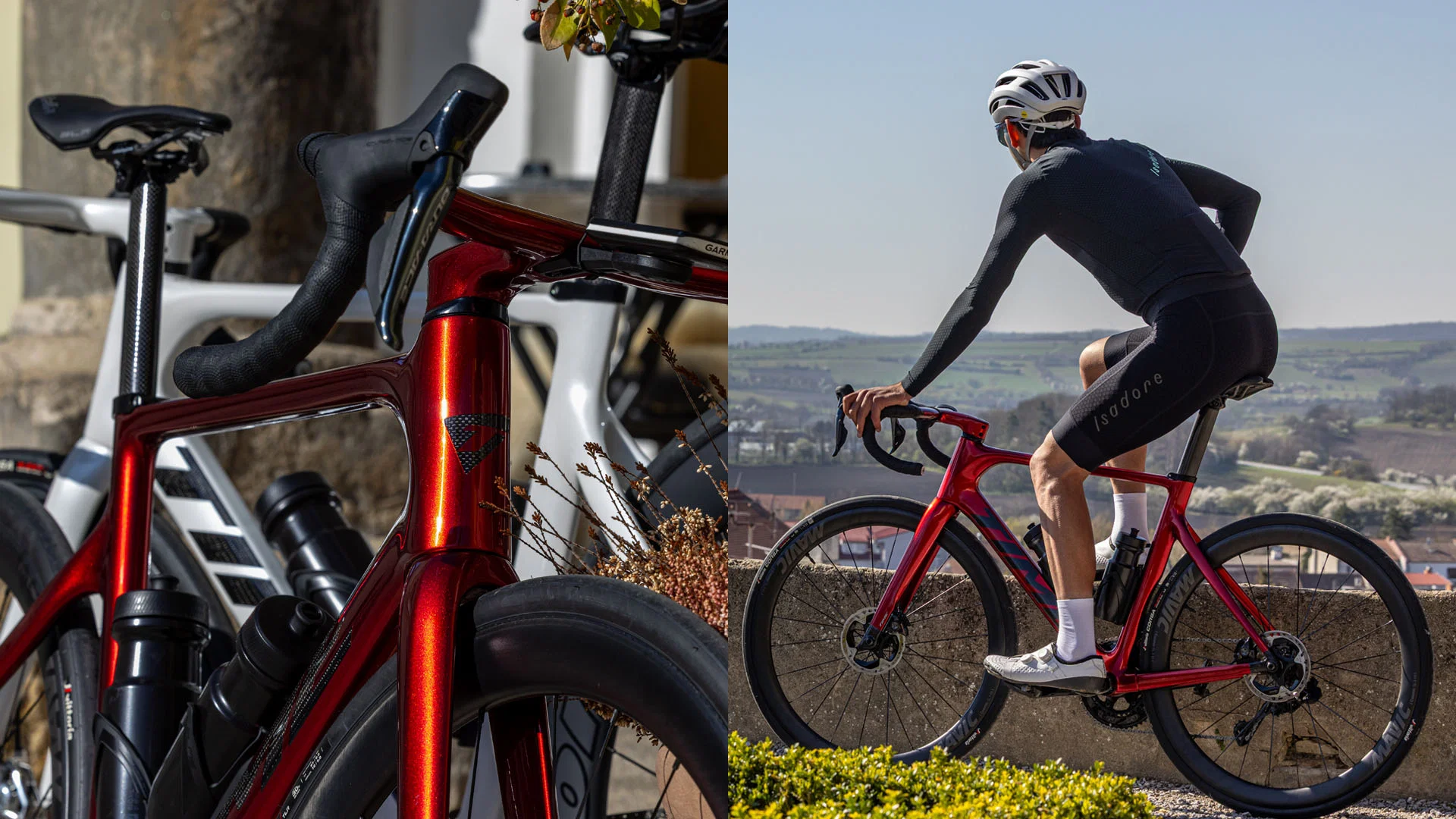 TIME SCYLON Brilliant Red Road Frameset
