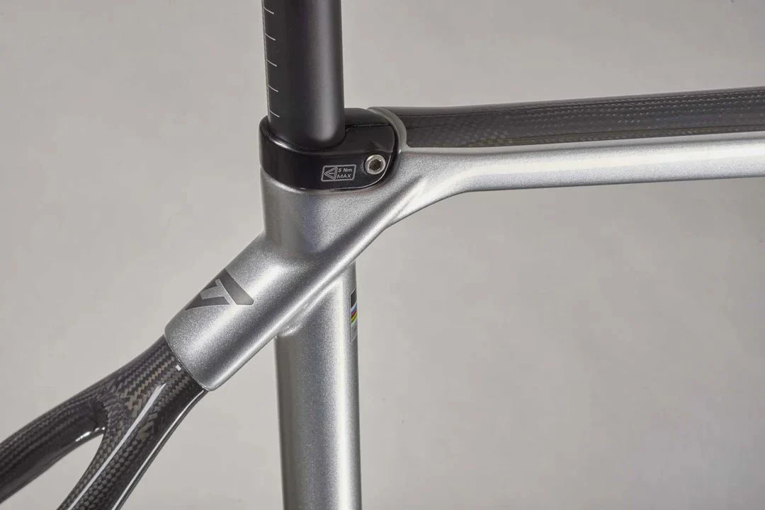 TIME Alpe d’Huez Brilliant Silver (V47) Road Frameset