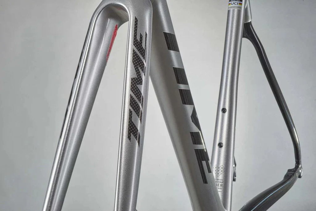 TIME Alpe d’Huez Brilliant Silver (V47) Road Frameset