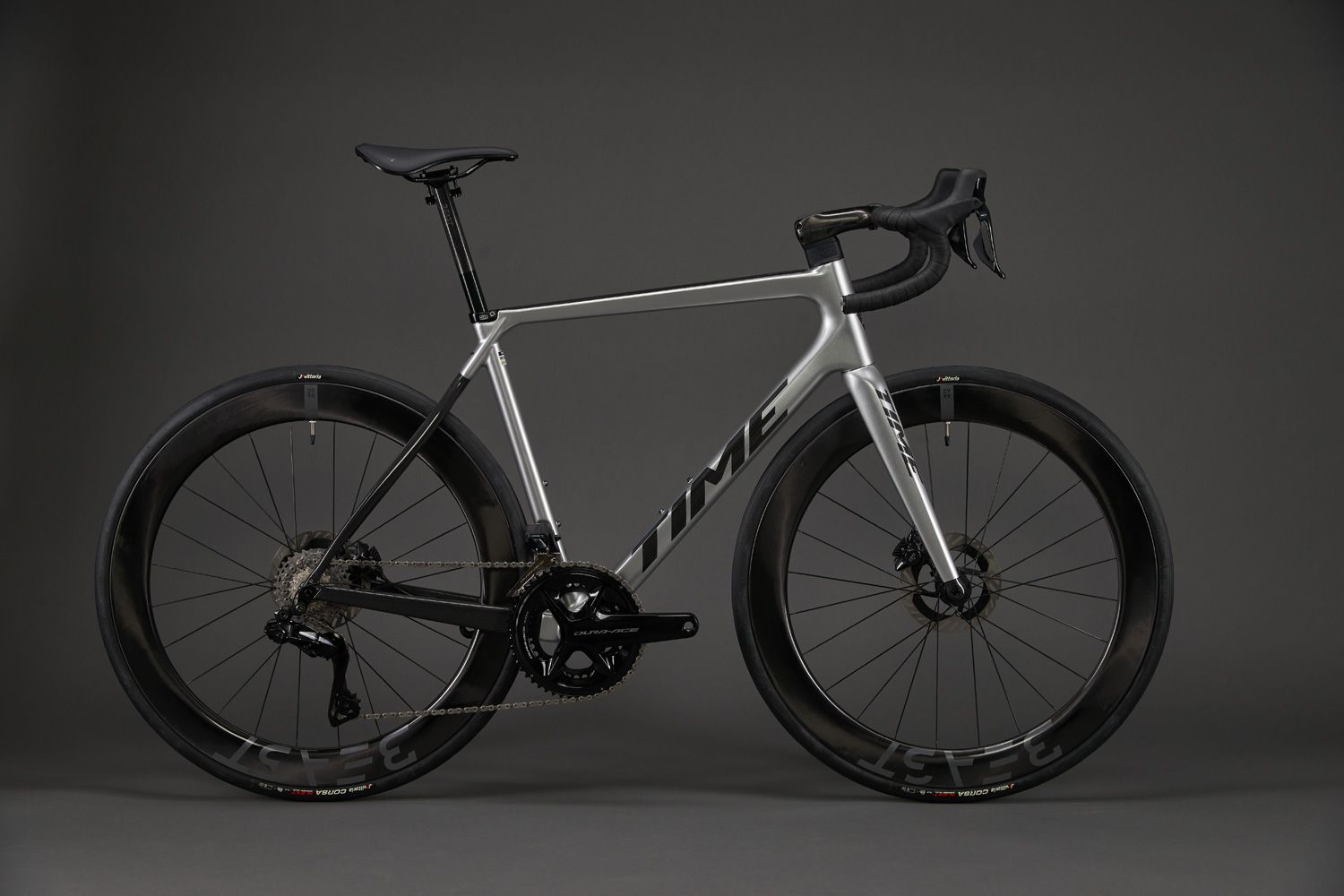 TIME Alpe d’Huez Brilliant Silver (V47) Road Frameset
