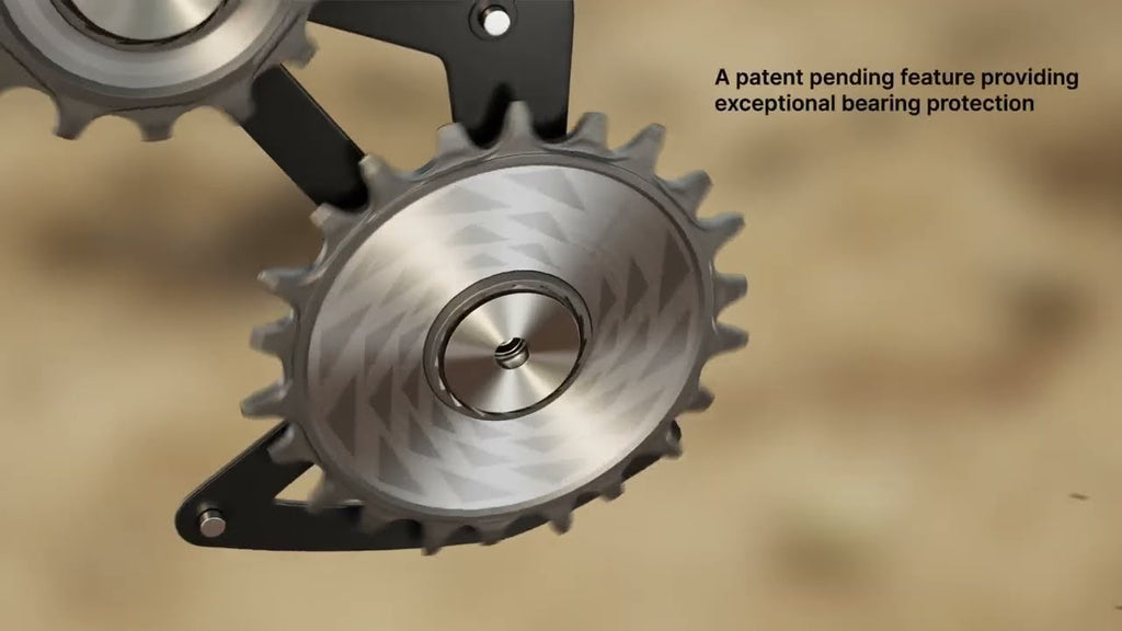 CeramicSpeed OSPW X for SRAM Eagle Transmission (Silver / Black) - Pedal Passion