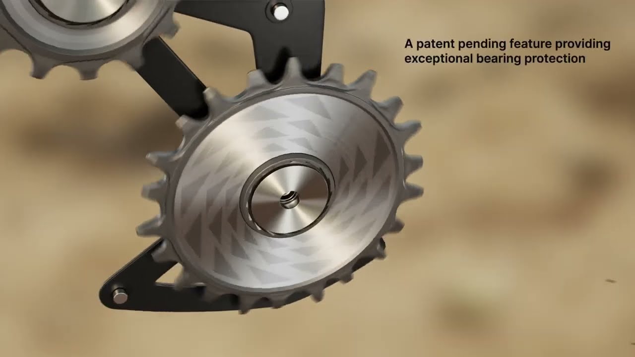 CeramicSpeed OSPW X for SRAM Eagle Transmission (Silver / Black) - Pedal Passion
