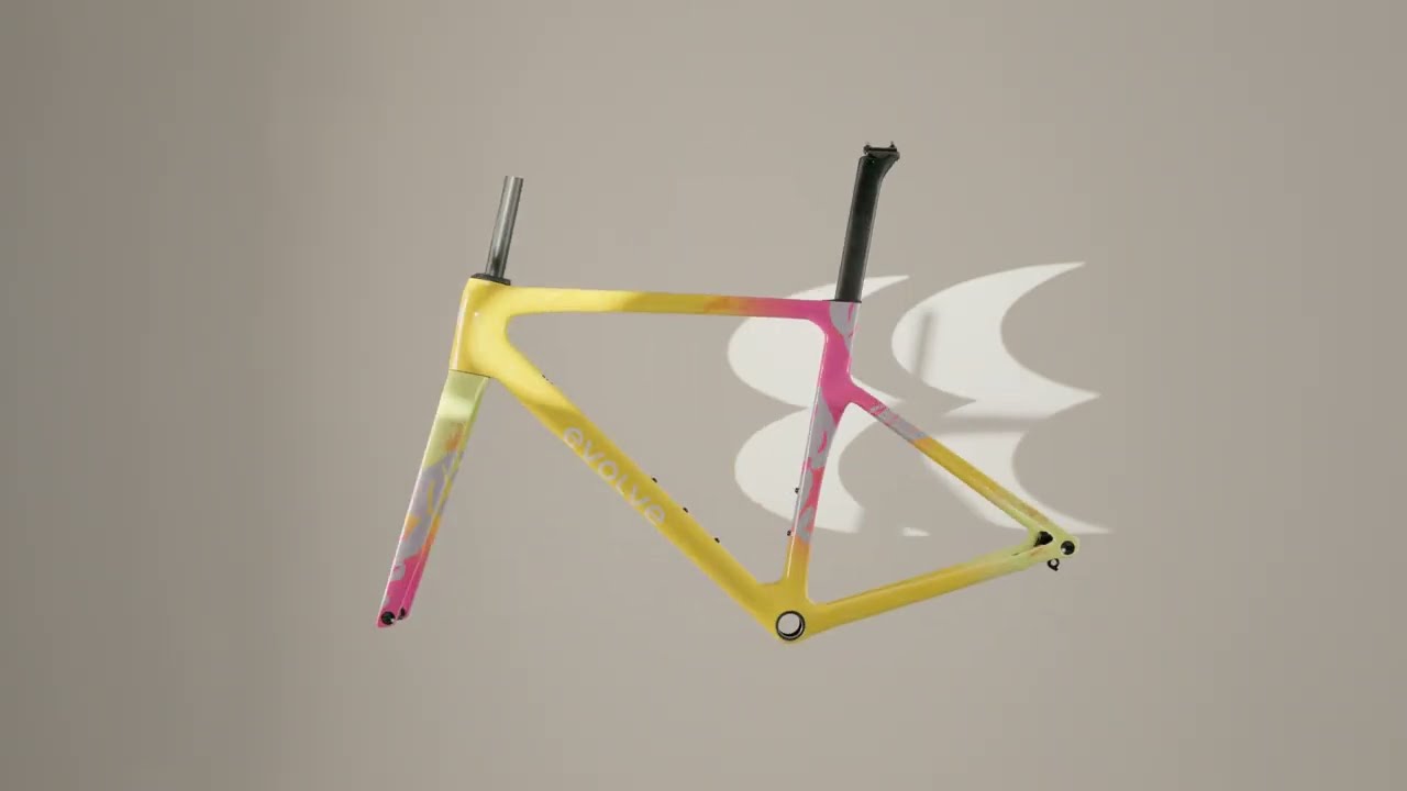 Evolve CIMA Road Frameset (Tropical Yellow) - Pedal Passion