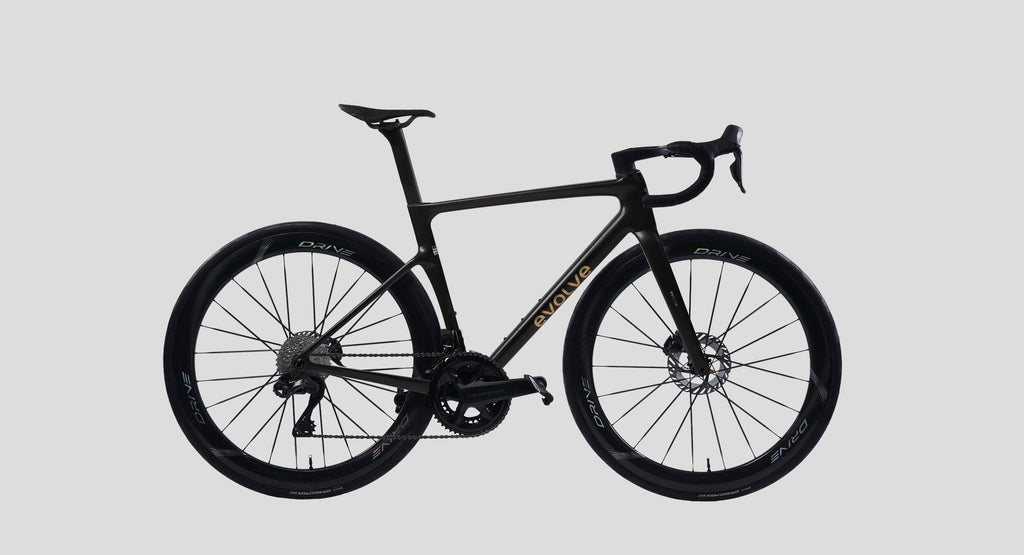 Evolve CIMA Carbon Road Frameset (Matte Carbon Gold)