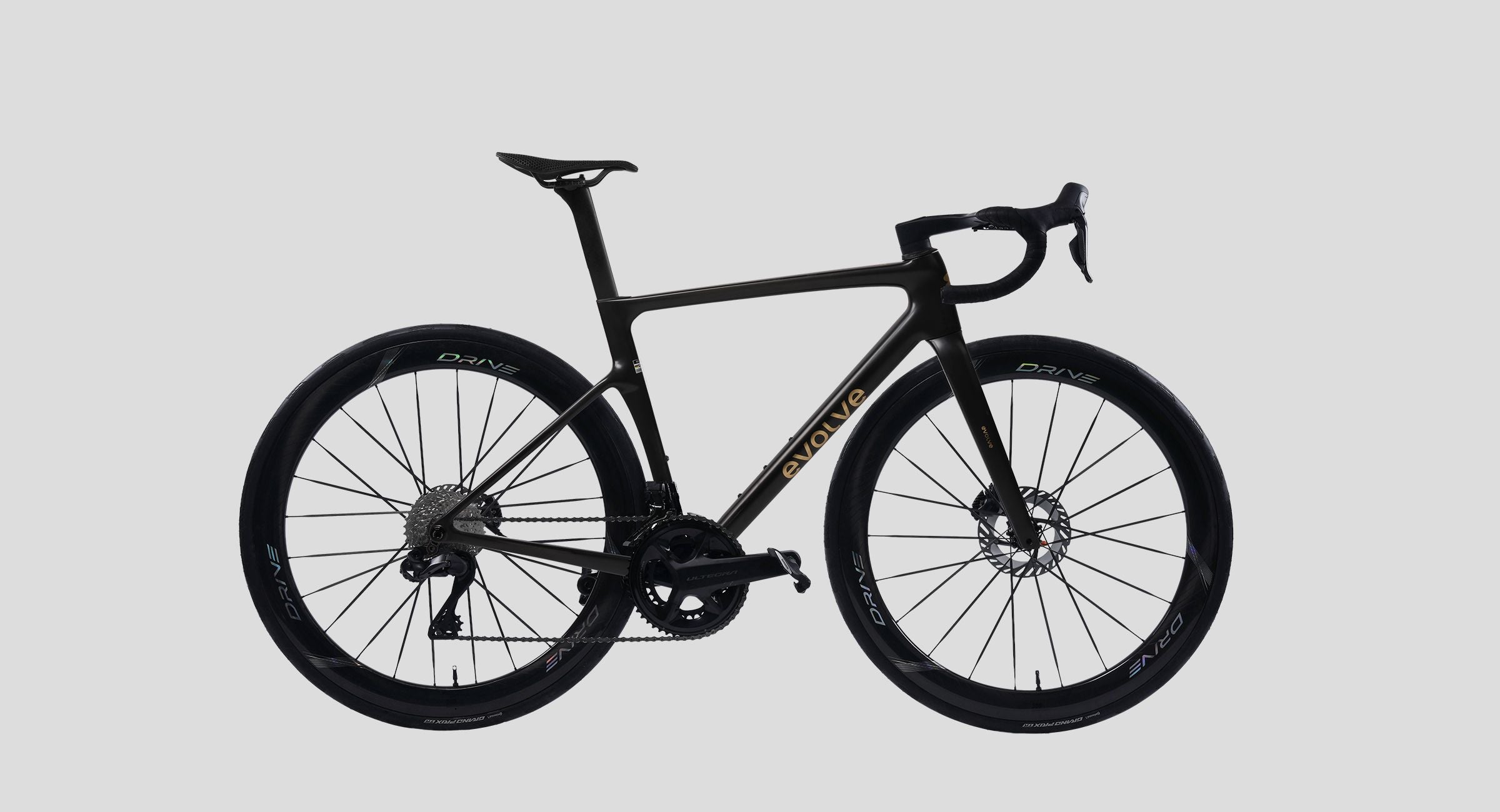 Evolve CIMA Carbon Road Frameset (Matte Carbon Gold)