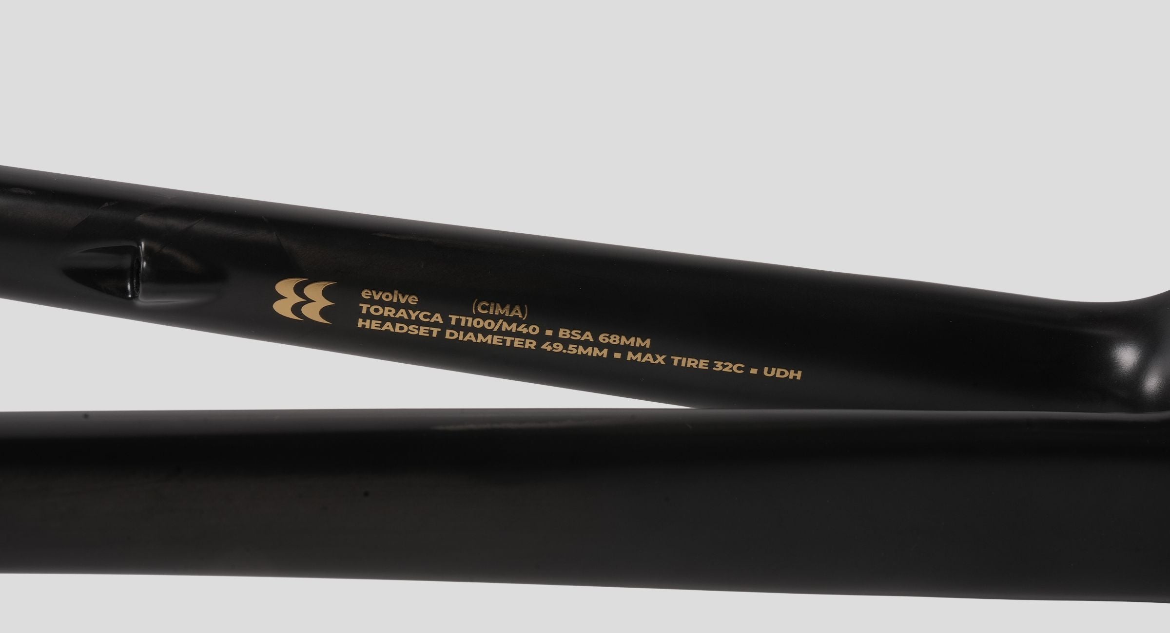 Evolve CIMA Carbon Road Frameset (Matte Carbon Gold)