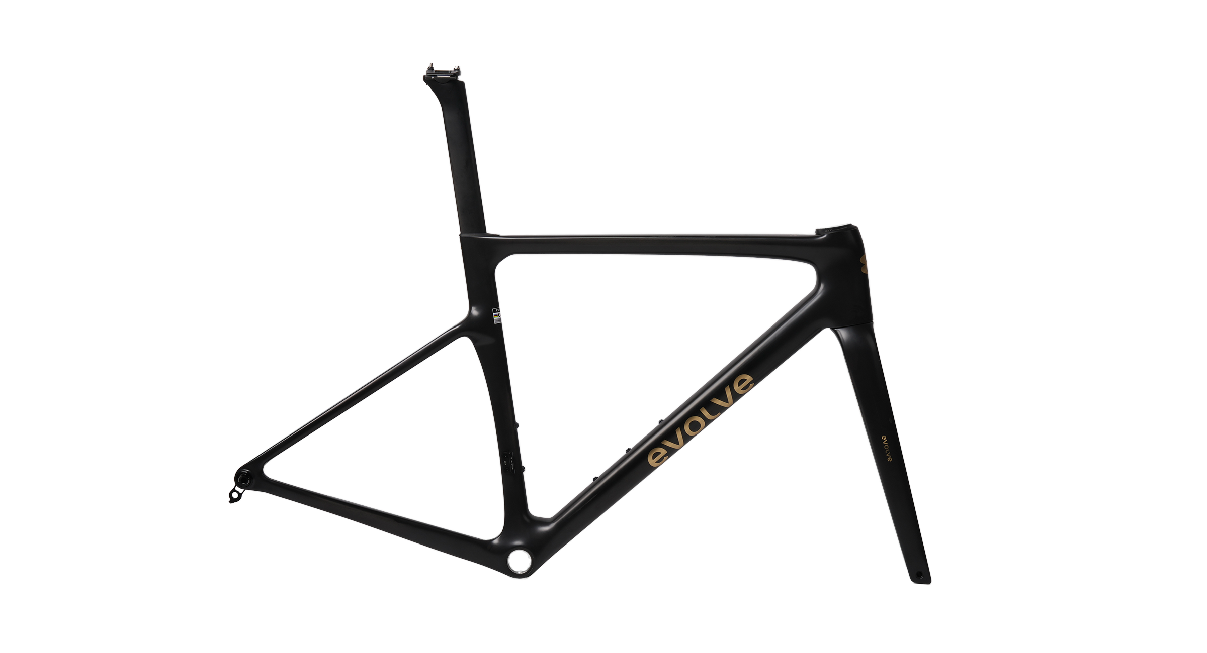 Evolve CIMA Carbon Road Frameset (Matte Carbon Gold)