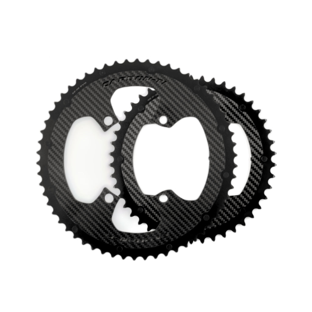 Carbon-Ti X-CarboRing EVO 4-Arm Chainring Set (select gear ratio)