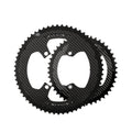 Carbon-Ti X-CarboRing EVO DA9200 110BCD 4-Arm Chainring Set