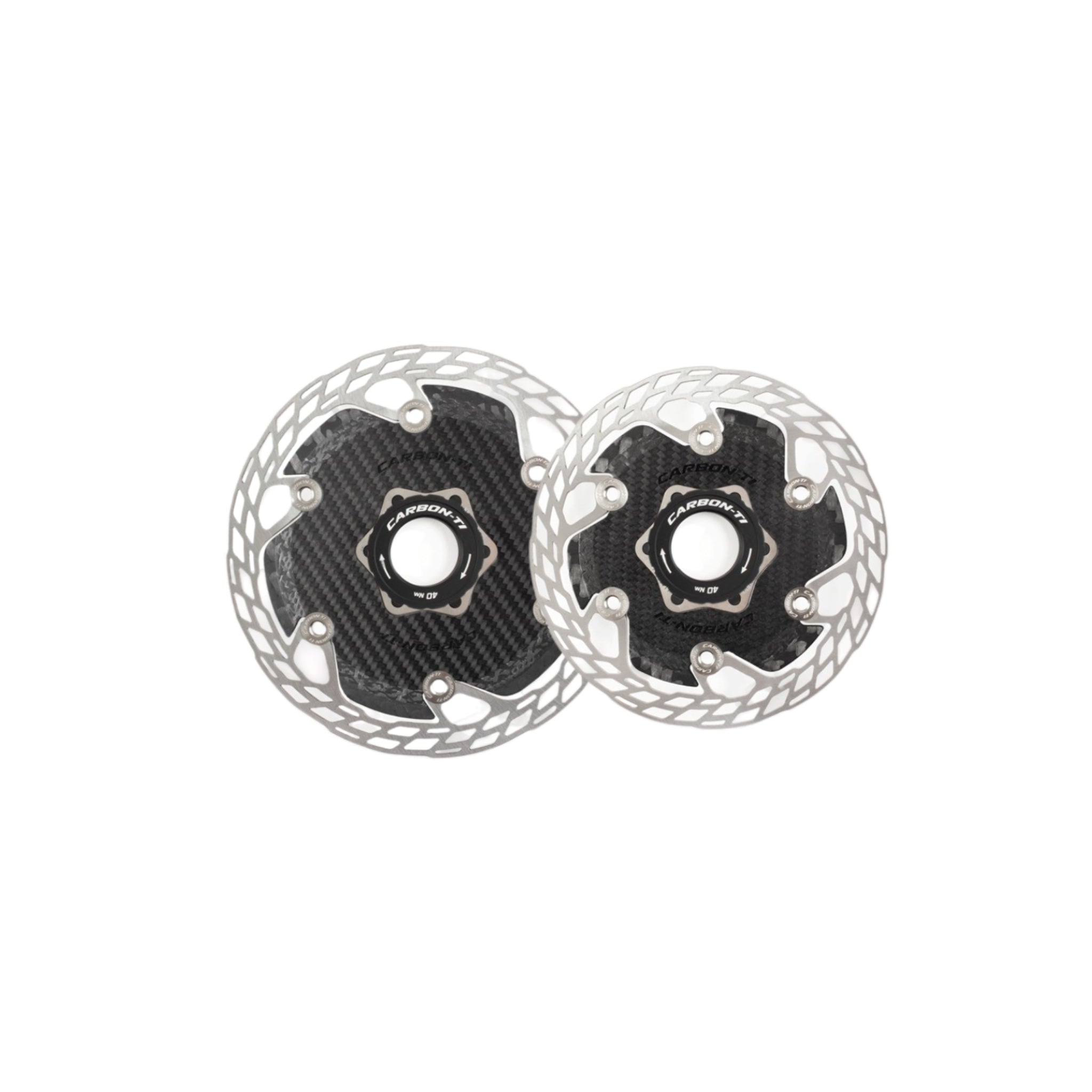 Carbon-Ti X-Rotor Aero Centre Lock Rotor Set 160/140mm